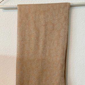 Banana Republic Gold Patterned Metallic Scarf